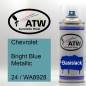 Preview: Chevrolet, Bright Blue Metallic, 24 / WA8928: 400ml Sprühdose, von ATW Autoteile West.